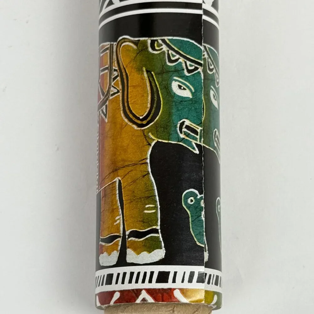 Sally Foster Elephant Walk Gift Wrap Vintage Wrapping Paper Roll Multicolor NEW